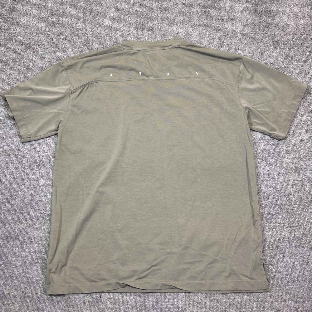 ASRV Shirt Mens Small Green Short Sleeve Athletic Gym Workout Tee Training - Picture 5 of 9